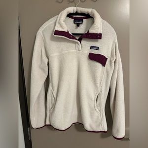 Cream Sherpa Patagonia Pullover